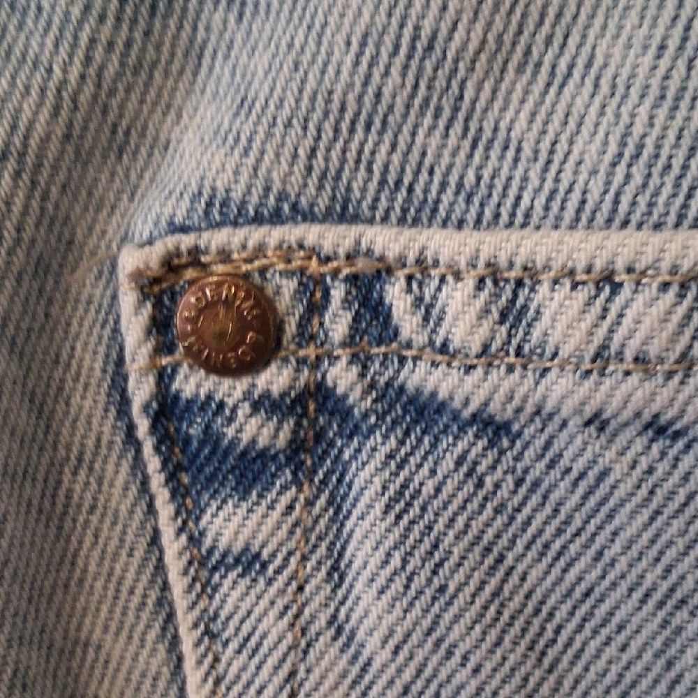 Distressed Light Blue Jeans - Picture 9 of 10